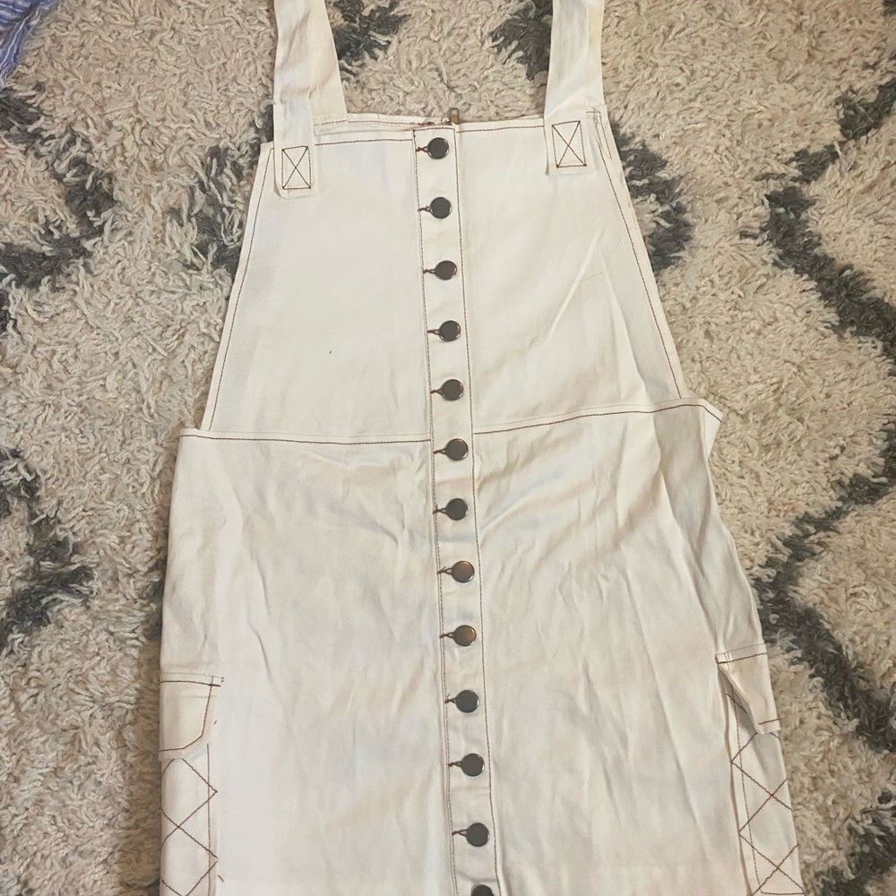 Rehab Cream Pinafore dress